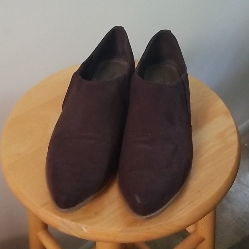 Brown suede shoes